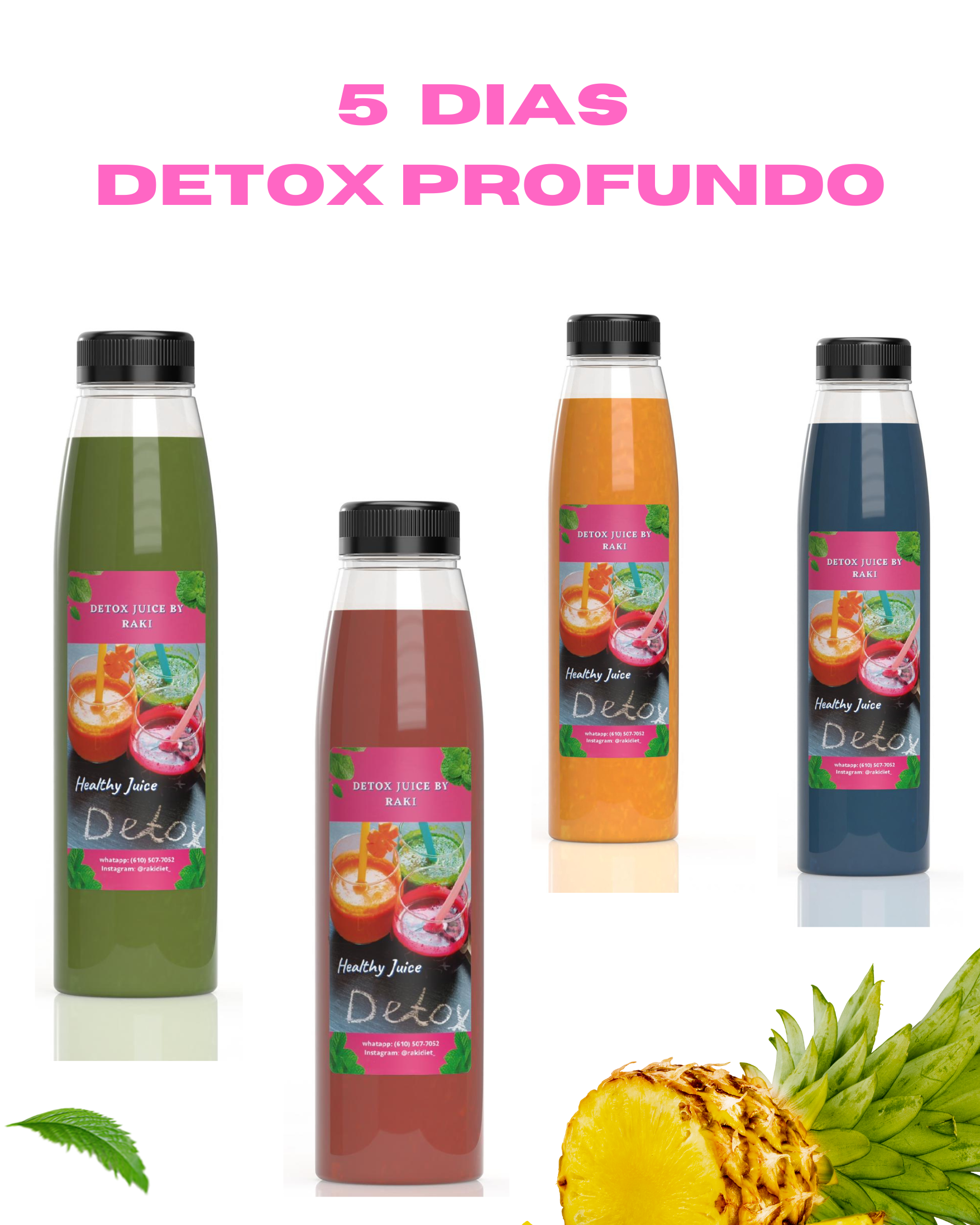 JUGOS DETOX PROFUNDO - 5 DíA