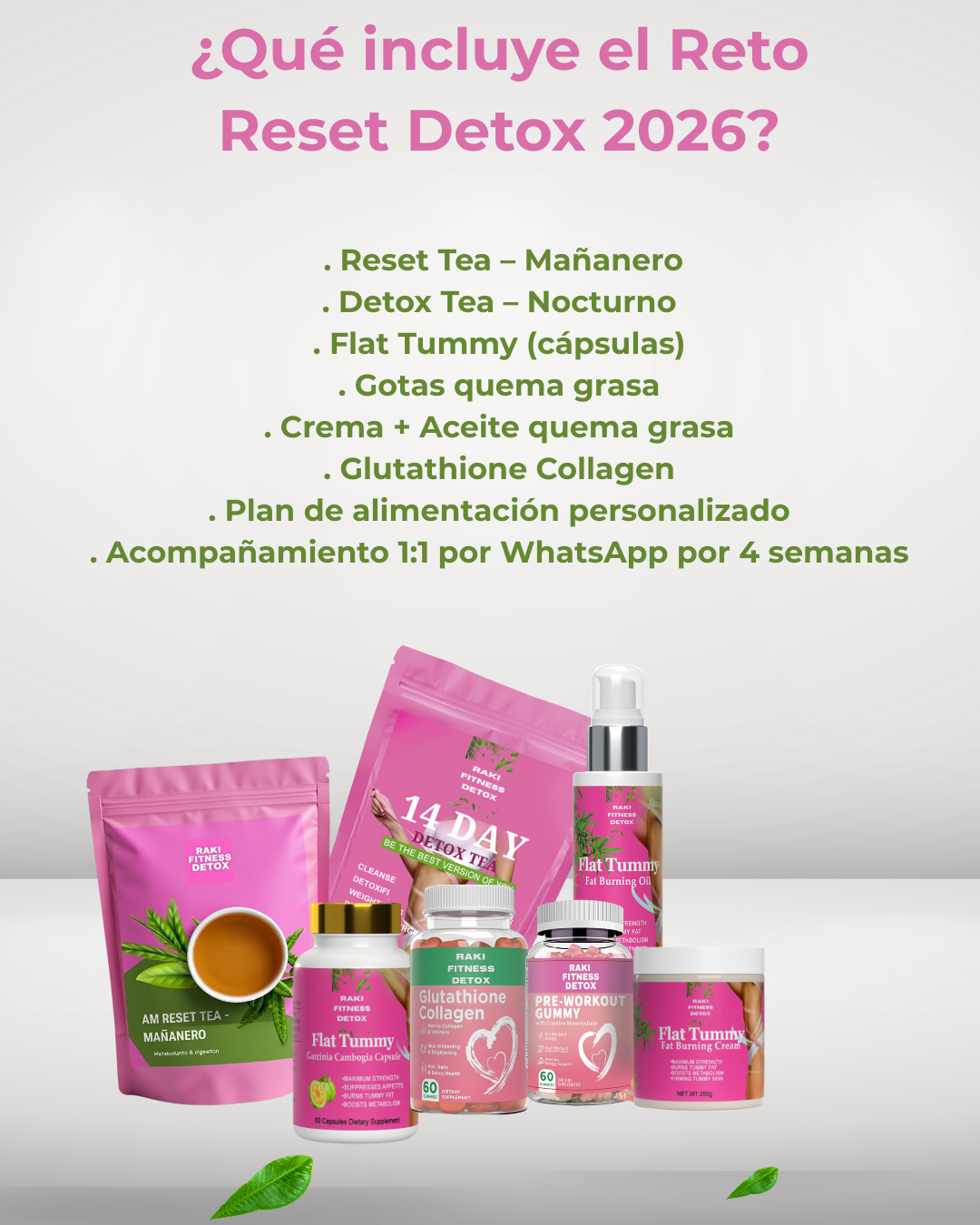 Reto Reset Detox 2026 – Tu Nuevo Comienzo (Kit Completo 4 Semanas)