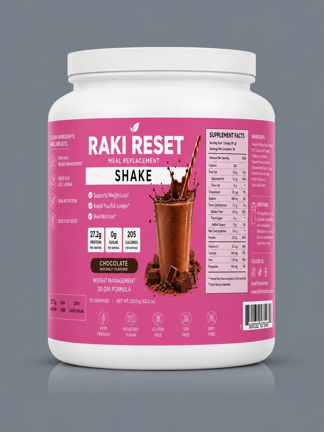 Raki Protein – Chocolate | 27g de Proteína