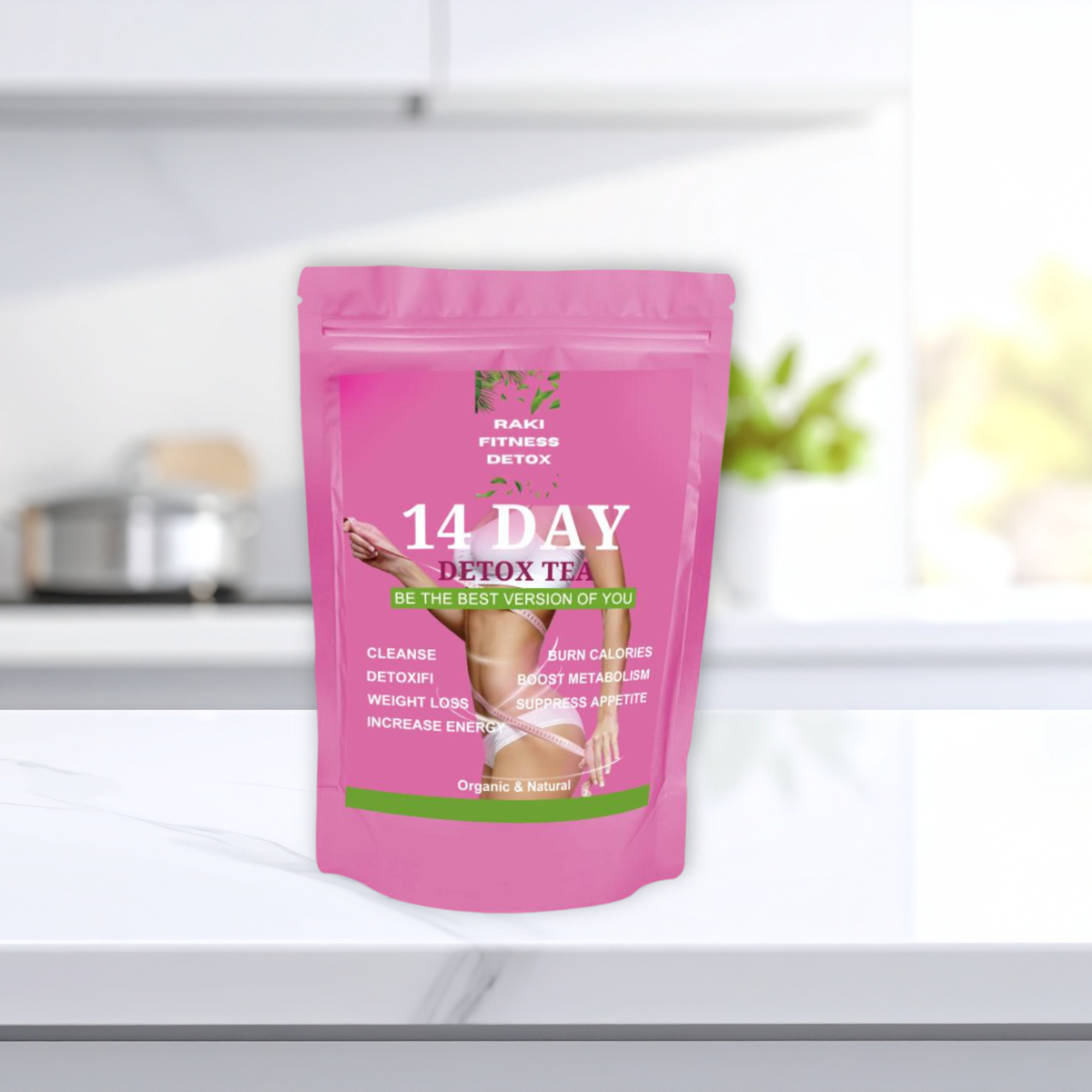 Té Detox 14 Días – Desintoxica, BAJA LA INFLAMACIÓN, Alivia el Estreñimiento, CONTROL DE PESO y Limpia el Hígado Graso | Raki Fitness Detox
