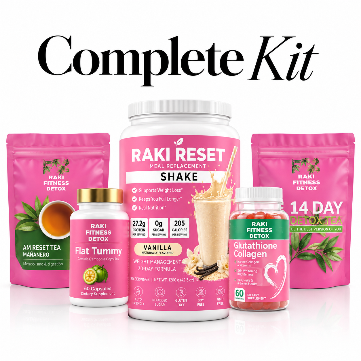 Complete Kit – Crema de Vainilla | Método Completo 4 Semanas