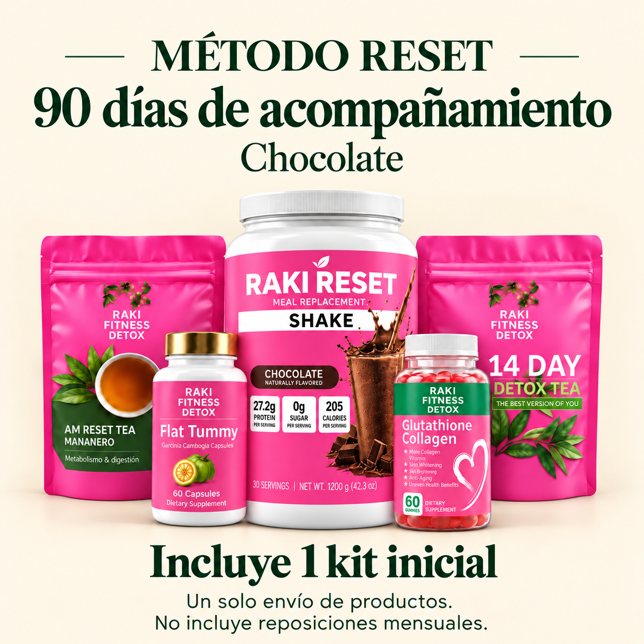 Método Reset | 90 días de acompañamiento + 1 kit inicial